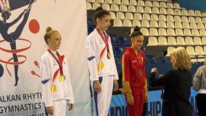 Cristina Halep, nepoata Simonei Halep, performanță extraordinară la gimnastică ritmică! A luat 4 medalii, dintre care una de aur