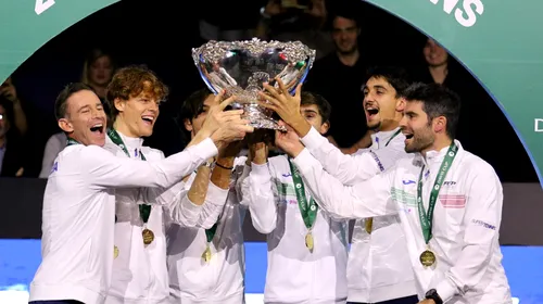 S-a scris istorie în Cupa Davis! Italia a câștigat „Salatiera de argint” după 47 de ani de așteptare: Jannik Sinner, eroul „azzurilor”. FOTO