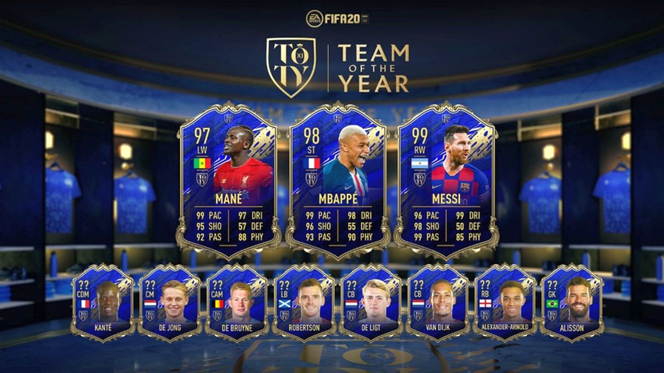 Evenimentul „Team Of The Year”, succes incredibil în FIFA 20! Lista completă de jucători și campionate participante