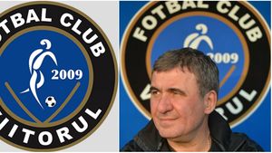Emblemă de "Champions League" pentru Viitorul! FOTO | Campioana României și-a schimbat logo-ul consacrat. Cum arată noua emblemă a clubului
