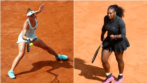 Irina pleacă cu capul sus de la Roma: 4-6, 1-6 în semifinala cu Serena. Begu rămâne cu performanța carierei și o figură frumoasă în fața liderului mondial