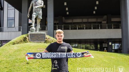 ”U” Cluj a perfectat al patrulea transfer: un jucător care vine de la clubul lui Hagi și care în ultimul sezon a evoluat la altă echipă din Liga 2