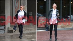 Primele imagini cu iubita însărcinată a lui Laurențiu Reghecampf! Unde a fost surprinsă frumoasa Corina Caciuc | GALERIE FOTO