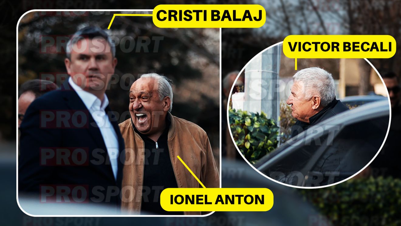 Întâlnire surpriză în București. „Regele cartoforilor”, la discuții cu Victor Becali și Cristi Balaj