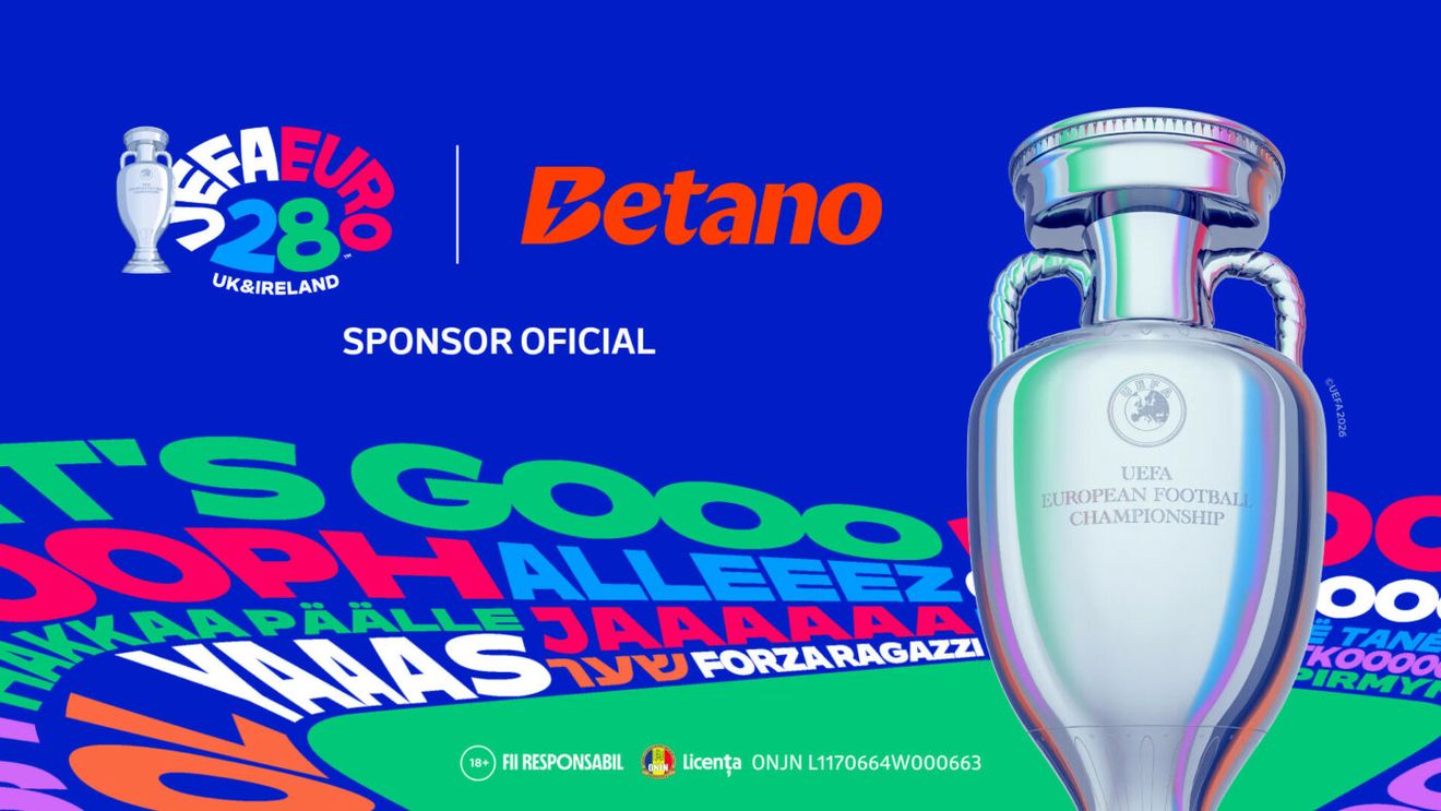 Kaizen Gaming și UEFA anunță că Betano devine Sponsor Oficial al UEFA EURO 2028™. COMUNICAT
