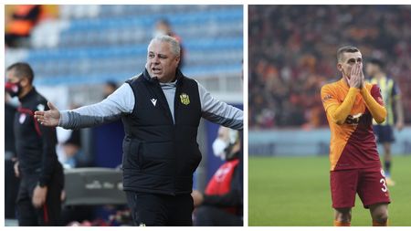 Marius Șumudică, eliminat în remiza albă dintre Malatyaspor și Galatasaray! Alexandru Cicâldău a ratat o ocazie uriașă de gol