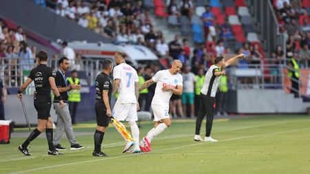 Panică la FCSB! Denis Alibec s-a accidentat din minutul 5 al Supercupei și a fost schimbat