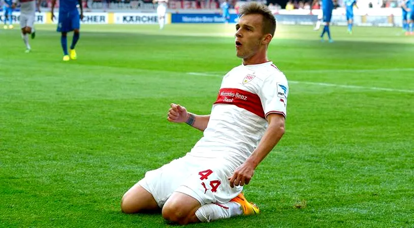 Maxim, la al treilea assist în ultima lună în Bundesliga! VIDEO Centrarea perfectă pentru Timo Werner în Stuttgart - Hannover 1-2