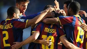Barcelona rămâne lider în Primera!** Messi a fost rezervă, dar a semnat o "dublă" în 4 minute! Încă un record bătut de Leo