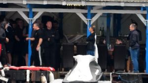 Familia Reghecampf e gazda perfectă! Anamaria Prodan și soțul ei i-au invitat pe toți din clubul Hermannstadt la un restaurant din Snagov |  FOTO&VIDEO