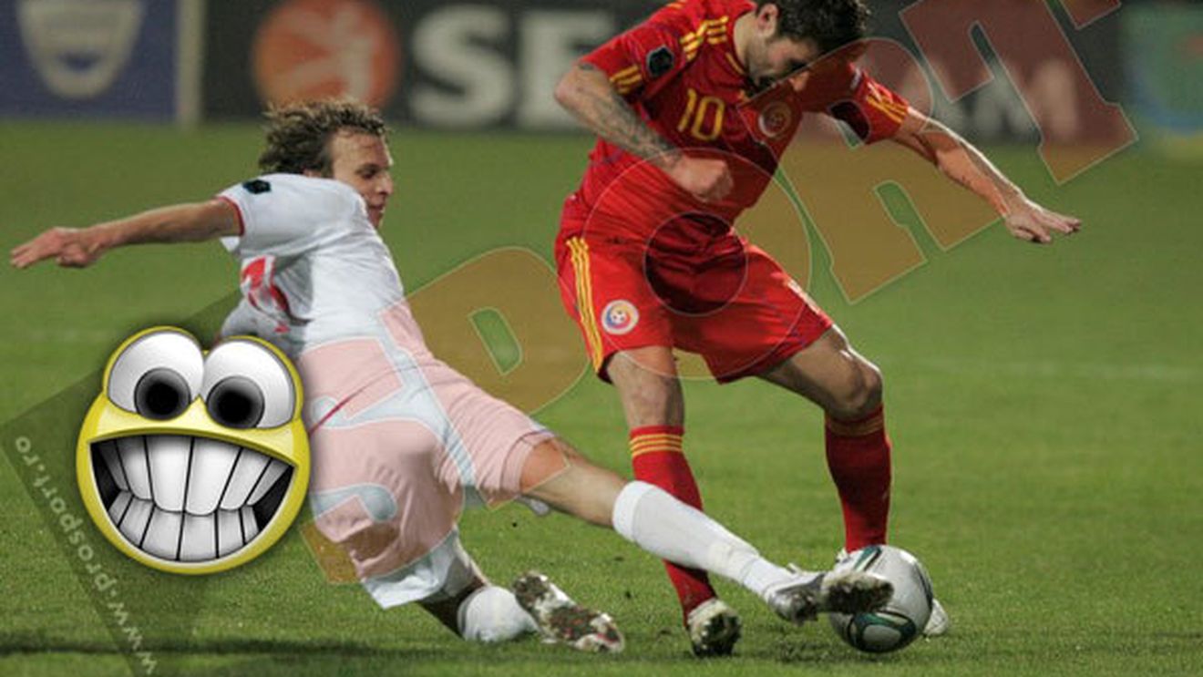 De ce am jucat slab cu Luxemburg? "Mutu n-a tras îndeajuns..." :)** Cele mai tari bancuri după o repriză jenantă