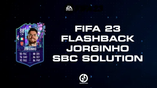 Jorginho în FIFA 23. Mijlocașul a primit un super-card Flashback din seria Team Of The Year
