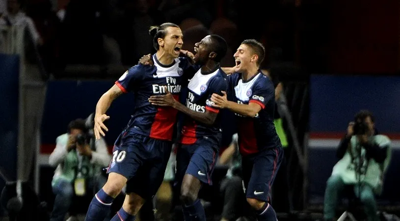 PSG, la un pas de a egala un record vechi de 20 de ani! Ce trebuie să facă Ibrahimovic&Co.