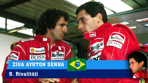 Ziua Ayrton Senna, Episodul 8. Zece ani de magie cu pilotul brazilian. Rivalul numărul unu a fost francez