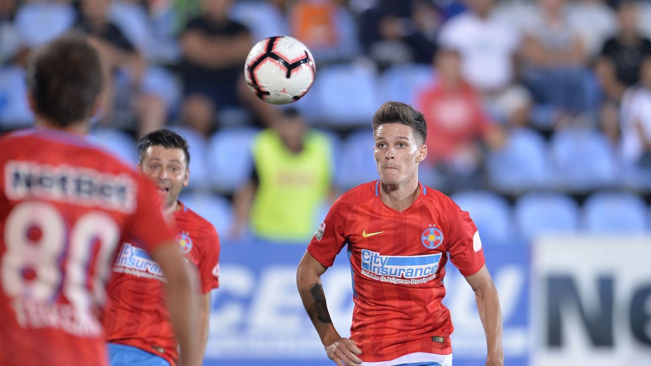 FCSB - Dunărea Călărași 2-0. Echipa lui Dică se impune și revine pe primul loc în Liga 1! Ocazii mari în dreptul oaspeților