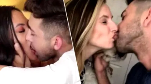 Un tânăr s-a sărutat cu mama și sora lui, apoi a pus imaginile pe internet! De ce a făcut gestul nefiresc! VIDEO
