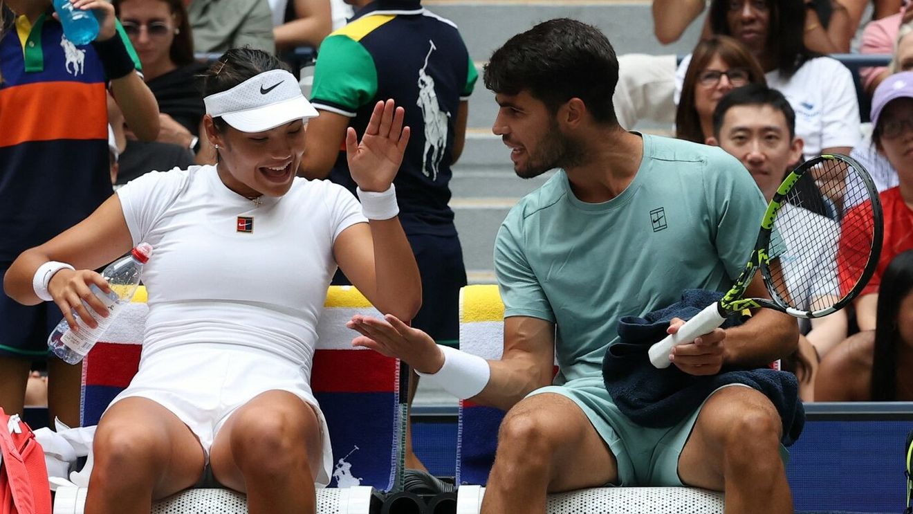 Reacția pe care o aștepta toată lumea a venit. Ce a spus Emma Răducanu despre noul look al lui Carlos Alcaraz