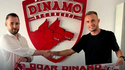 Dinamo a adus un fost jucător de la CSA Steaua! Vasile Buhăescu, entuziasmat după ce a ajuns în „Groapă”: „Sunt foarte fericit!”