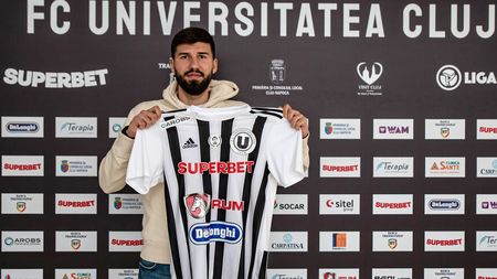 Florin Ilie, a doua achiziție perfectată de ”U” Cluj. Fundașul care în acest sezon aproape că n-a existat la UTA e prezentat de noua sa echipă drept un ”turn de control în centrul defensivei noastre”