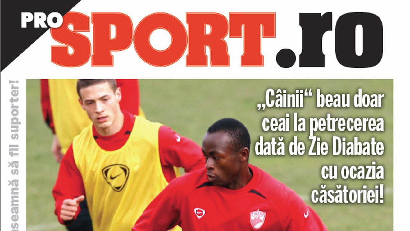 "Câinii" schimbă "tactica": au dat-o pe ceai! :)** Fără alcool la nunta lui Diabate!