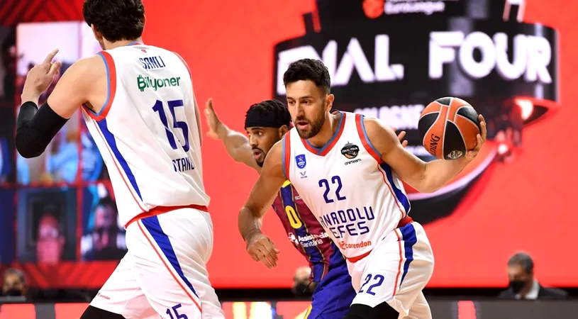 Anadolu Efes este noua campioană în Euroliga de baschet masculin! Eroul turneului Final Four de la Koln a fost un jucător din Serbia: Vasilije Micic