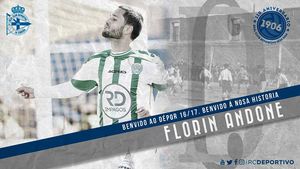 OFICIAL | Deportivo La Coruna l-a prezentat pe Florin Andone. Atacantul român a semnat pe cinci ani: "Nu-mi place să pierd, am mentalitate de învingător!"