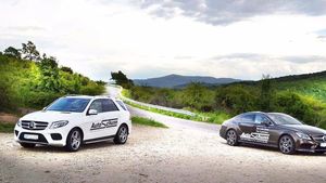 Mercedes și-a prezentat vedetele în satul arădean Șiria 