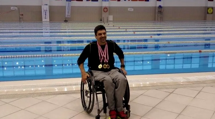 Jocurile Paralimpice: Înotătorul Octavian Ilina a ratat calificarea în finala probei de 100 m spate