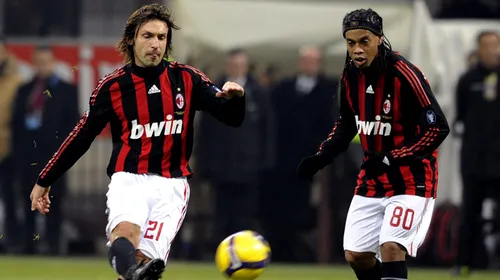 Transferuri BOMBĂ‚ în iarnă! Pirlo și Ronaldinho vin în Europa! Cine anunță: „Avem ok-ul lor”