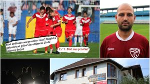 Anomaliile blatului anchetat de FRF: oaspeții, cazați la pensiunea atacantului care a doua zi le-a dat 4 goluri. Declarațiile celor două cluburi se bat cap în cap: "Am găsit pensiunea pe net". "Nu e adevărat, eu i-am sunat să îi chem la mine"