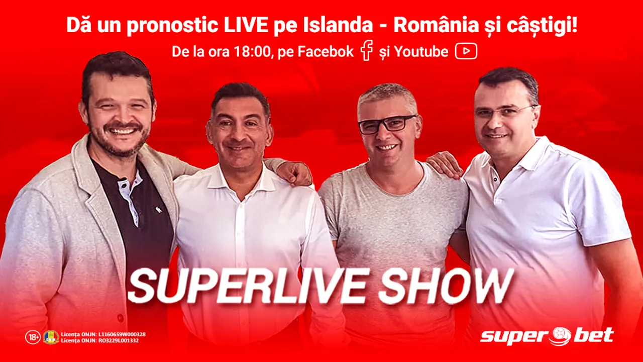 Fă galerie pentru România și urmărește o ediție de colecție a SuperLive Show!