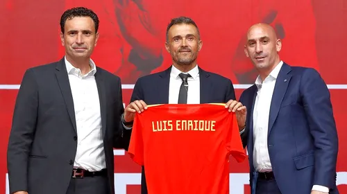 Luis Enrique, prezentat ca selecționer al Spaniei | FOTO