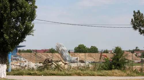 VIDEO | Căzu nocturna de pe „Ion Oblemenco”. Procesul de demolare a vechiului stadion din Craiova, aproape de final