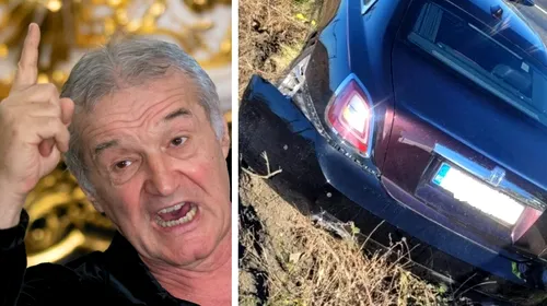 Cum vrea Gigi Becali să îl prindă pe „nemernicul care nici nu a oprit”, din cauza căruia și-a avariat serios Rolls-Royce-ul de 500.000 de euro: „Să ia asta”