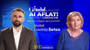 „Ai Aflat! cu Ionuț Cristache” începe miercuri, 6 august, de la ora 15.00, live pe Gândul. Invitat: Lavinia Betea