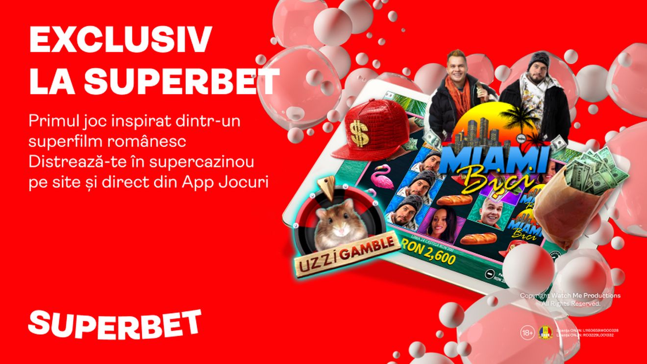Vino alături de galacticii superdistracției! Miami Bici e acum în cazinoul online Superbet
