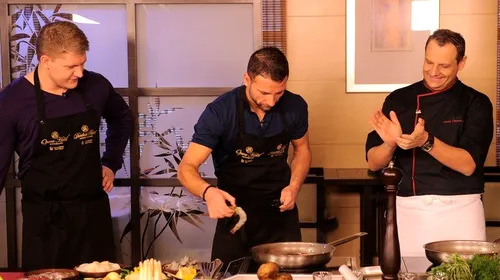 FOTO Raț este „Master Chef” la Donețk:** a transformat gătitul în artă într-un show TV! Totuși, în vestiar are poreclă de shaormar :)