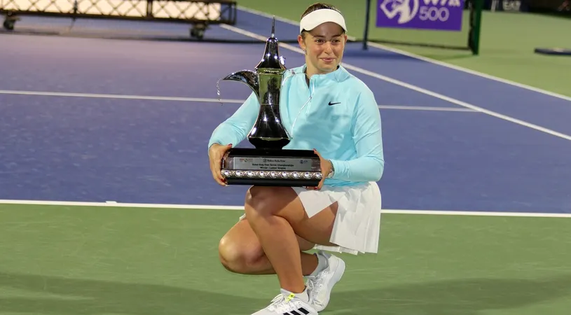 Jelena Ostapenko a triumfat la Dubai după o finală fără istoric! Ce a declarat „coșmarul