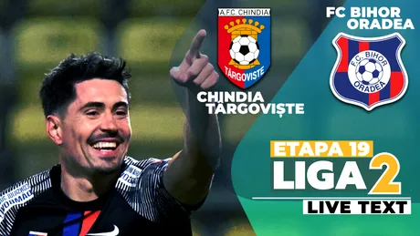 Chindia învinge și FC Bihor cu un gol marcat pe final. Orădenilor li s-a refuzat un penalty în prima repriză și încă nu-și asigură locul în play-off