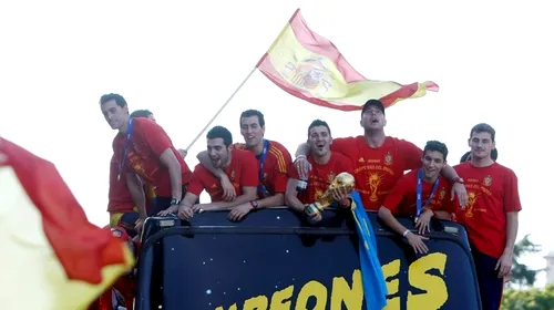 Campioana mondială Spania va primi Premiul Prințul de Asturia pentru Sport în 2010