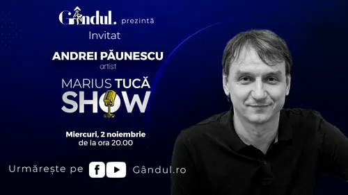 Marius Tucă Show începe miercuri, 02 noiembrie, de la ora 20.00, live pe gândul.ro