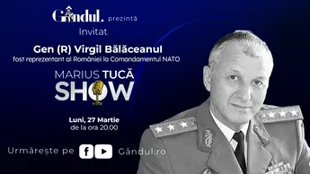Marius Tucă Show începe luni, 27 martie, de la ora 20.00, live pe gândul.ro