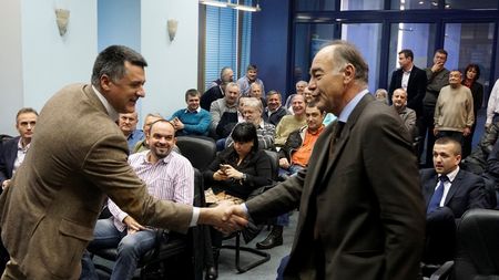 Călin Găvruș a devenit noul președinte al Federației Române de Polo. El l-a învins, 20-16, pe Bogdan Giambașu