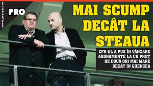 Biletele la meciurile CFR-ului de două ori mai scumpe ca la Steaua! MERITĂ‚?