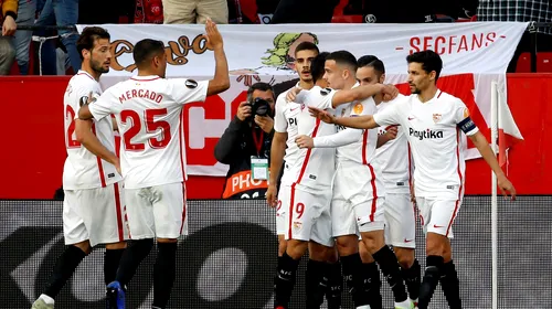 Sevilla, prima echipă calificată în „optimile” Europa League. Cu Ștefan Radu în teren, Lazio a fost fără replică