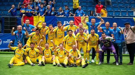 România, ghinion teribil la tragerea la sorți! Cu cine va juca în sferturile Campionatului European de Minifotbal