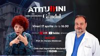 „Atitudini cu Adina Anghelescu” începe vineri, 17 aprilie, de la ora 16:00, live pe Gândul. Invitatul emisiunii este Prof. Dr. Horațiu Moldovan