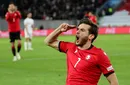 Jucătorul Universităţii Craiova i-a oferit un assist lui Kvaratskhelia, starul de la PSG, iar naţionala lor a reuşit scorul zilei în Liga Naţiunilor! Alţi doi fotbaliști din Superligă, implicaţi în meci
