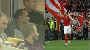 Momentul care nu s-a văzut la TV la Dinamo-Athletic Bilbao! Rivaldinho și Rivaldo, dialog de la distanță pe Arena Națională: "Vrei tricoul?". Cum i-a răspuns fiului său fostul Balon de Aur