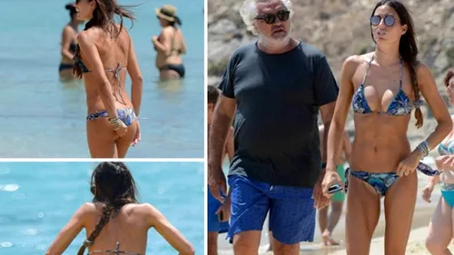 Flavio Briatore nu mai ține pasul cu soția sa, care este mai tânără cu 30 de ani